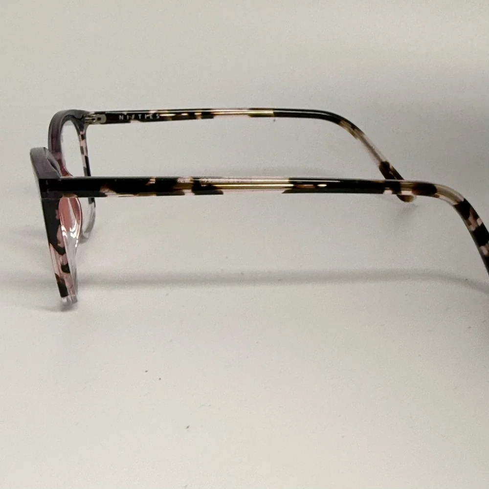 Nifties NI9514 Eyeglasses Purple Clear Tortoise Cat Eye Frame 50-17-140 col 3745